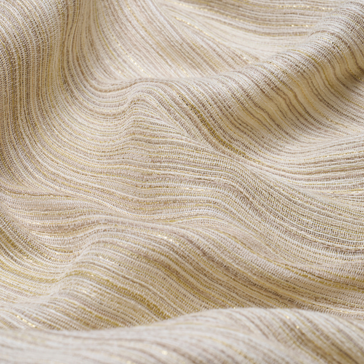 Ines Alpaca Linen Sheer - Soft Gold - Schumacher 84470 Fabric - Schumacher Fabric