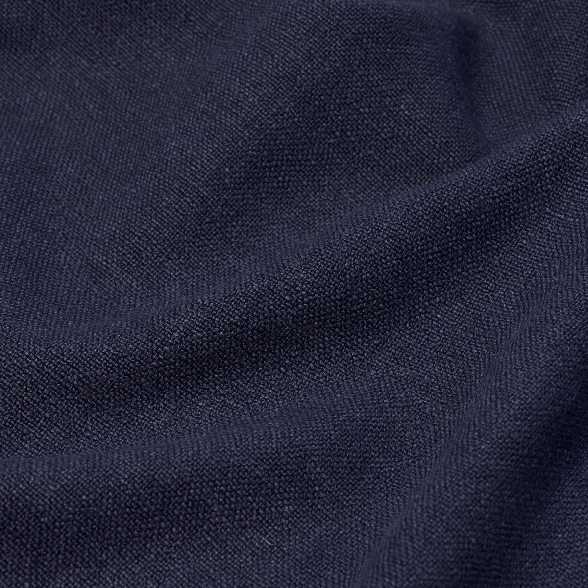 Lars Rustic Linen - Navy - Schumacher 84492 Fabric - Schumacher Fabric