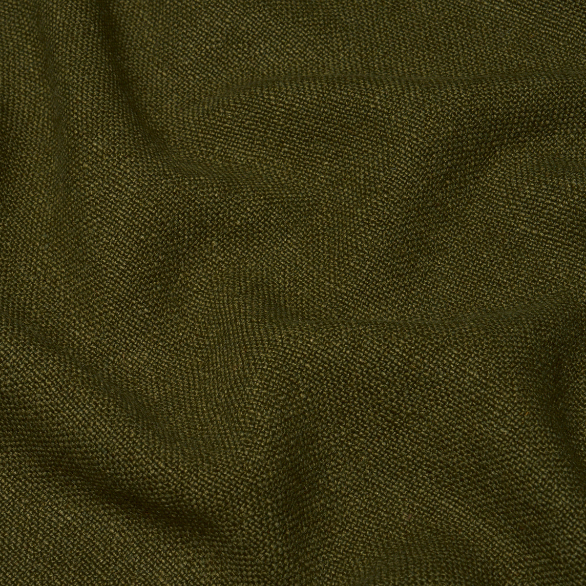 Lars Rustic Linen - Olive - Schumacher 84499 - Schumacher Fabric