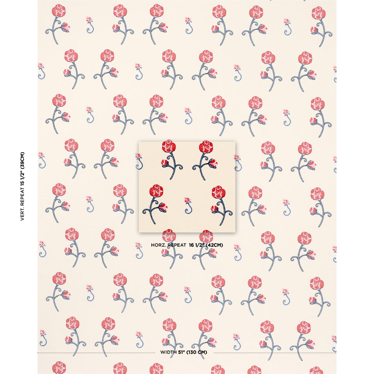 RHINESTONE-COWBOY-EMBROIDERY-POPPY-SCHUMACHER-84550 - Schumacher Tela