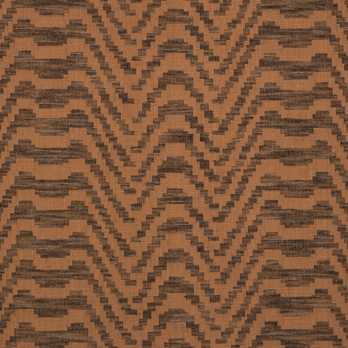 STEPPED-CHEVRON-SEPIA-SCHUMACHER-84642 - Schumacher Fabric