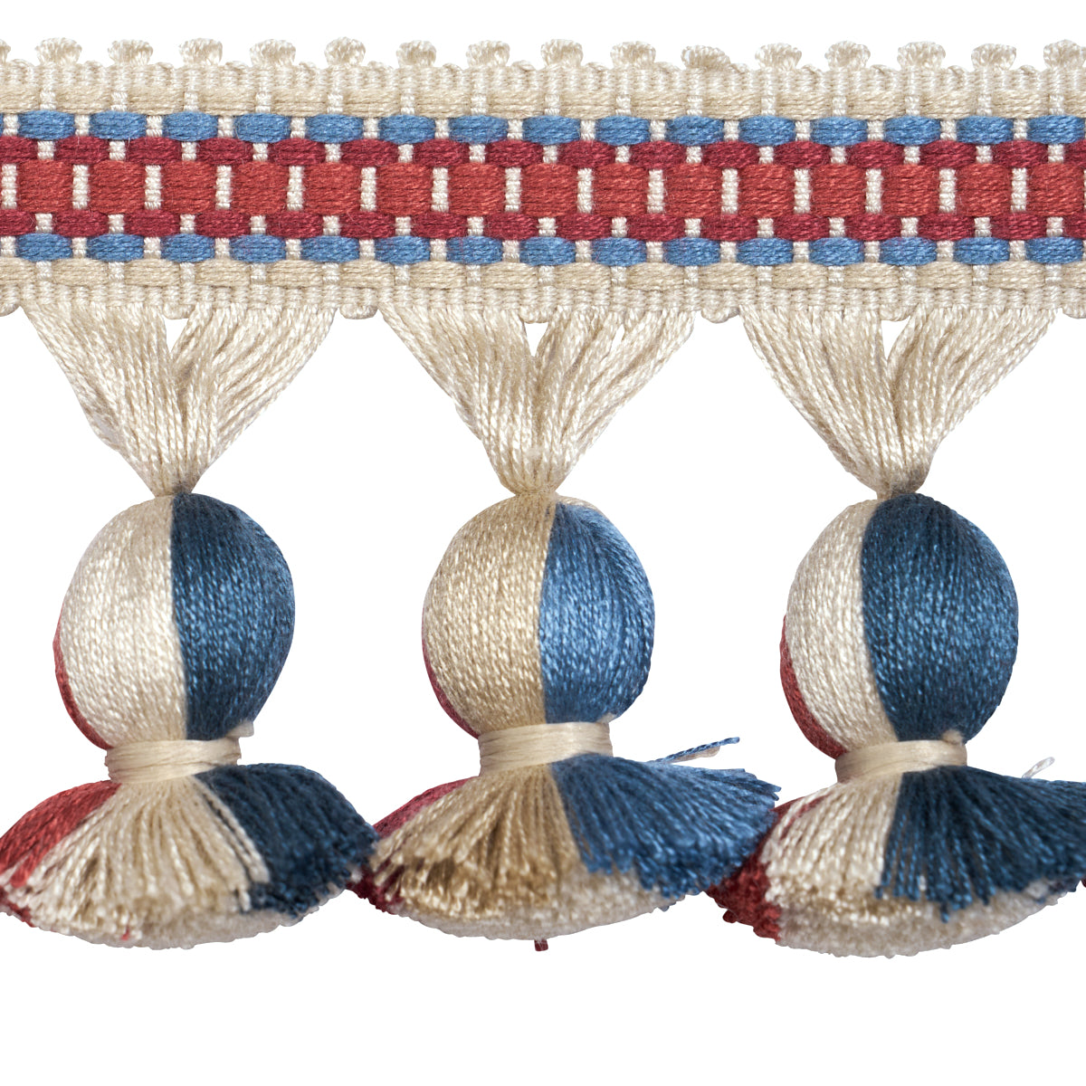 ALI-TASSEL-ROUGE-NAVY-SCHUMACHER-84673 - Schumacher Recortar