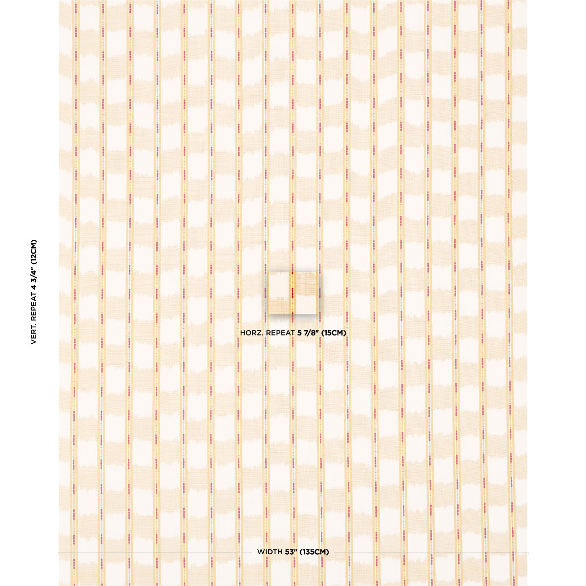 FAYE-IKAT-OCHRE-SCHUMACHER-84710 - Schumacher Fabric