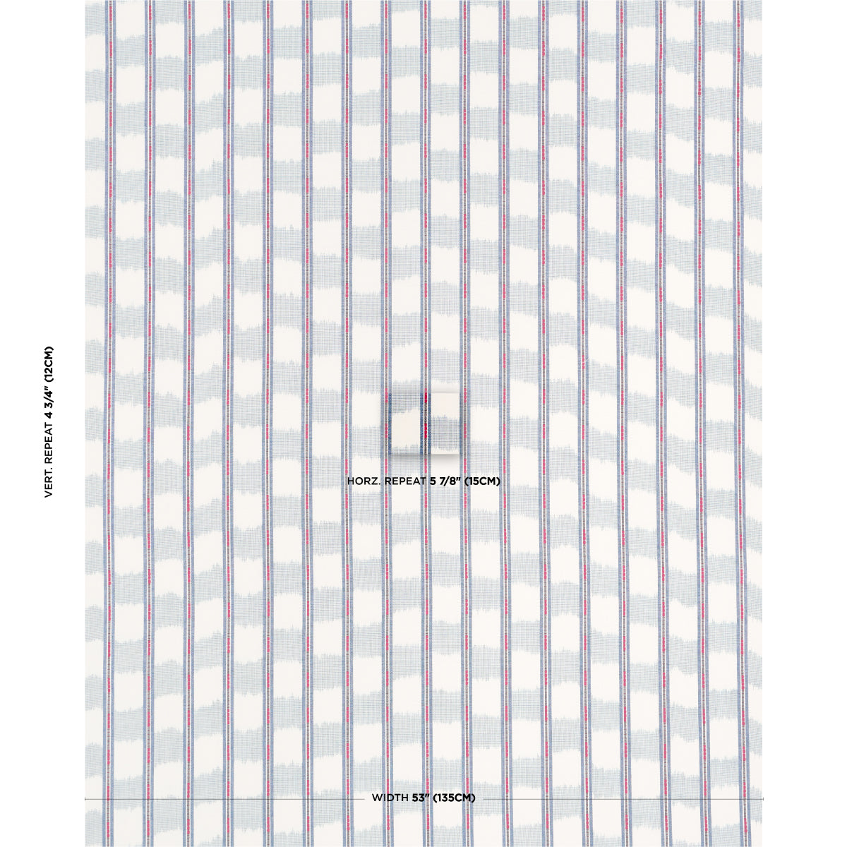 FAYE-IKAT-CHAMBRAY-SCHUMACHER-84712 - Schumacher Fabric