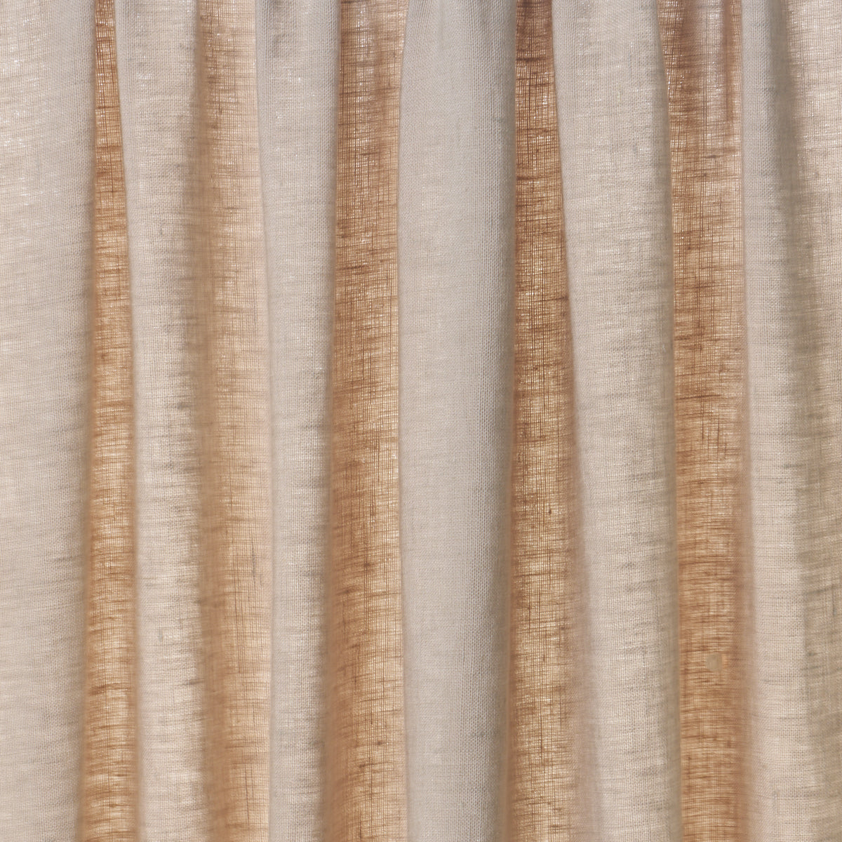 Leslie Stonewashed Sheer - Taupe - Schumacher 84930 Fabric - Schumacher Fabric