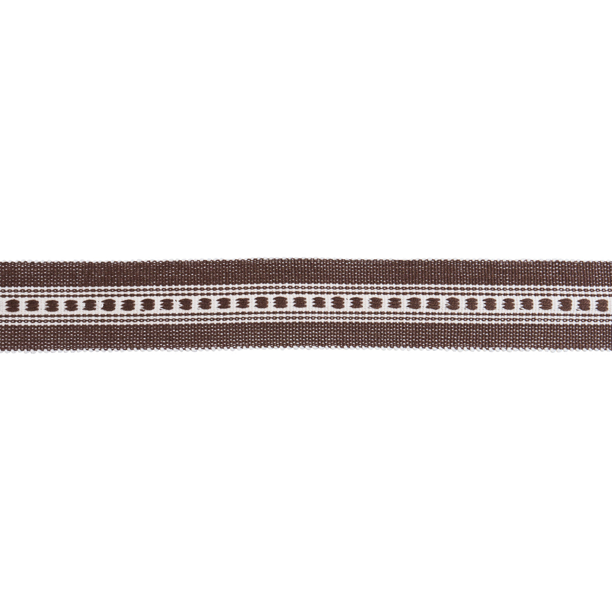LUBECK-TAPE-NARROW-BROWN-SCHUMACHER-85172 - Schumacher Recortar