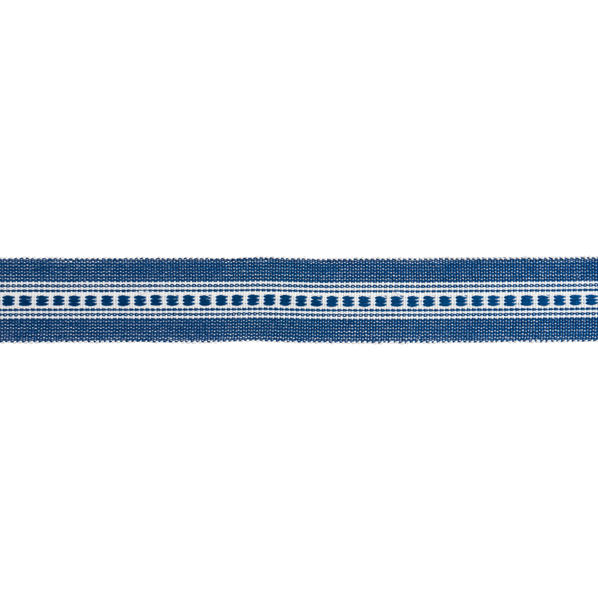 LUBECK-TAPE-NARROW-NAVY-SCHUMACHER-85174 - Schumacher Trim