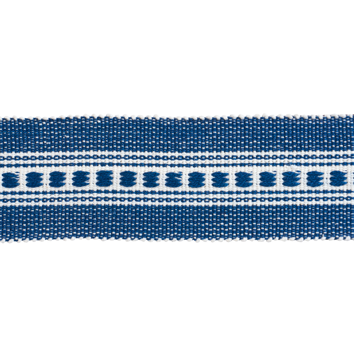LUBECK-TAPE-NARROW-NAVY-SCHUMACHER-85174 - Schumacher Trim
