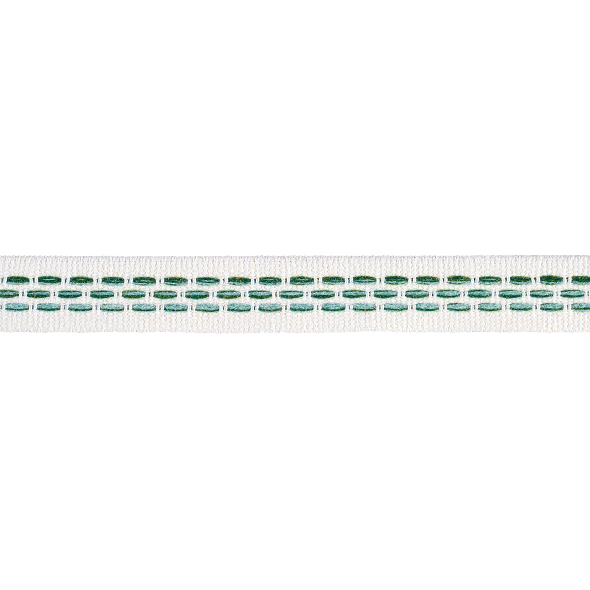 PORTOLA-TAPE-NARROW-INDOOR-OUTDOOR-GREEN-SCHUMACHER-85182 - Schumacher Trim