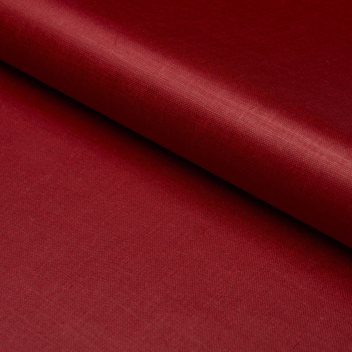 Patent Linen - Red - Schumacher 85271 Fabric - Schumacher Fabric