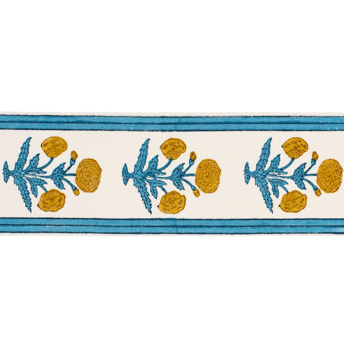 POPPY-HAND-BLOCK-TRIM-BLUE-SCHUMACHER-85440