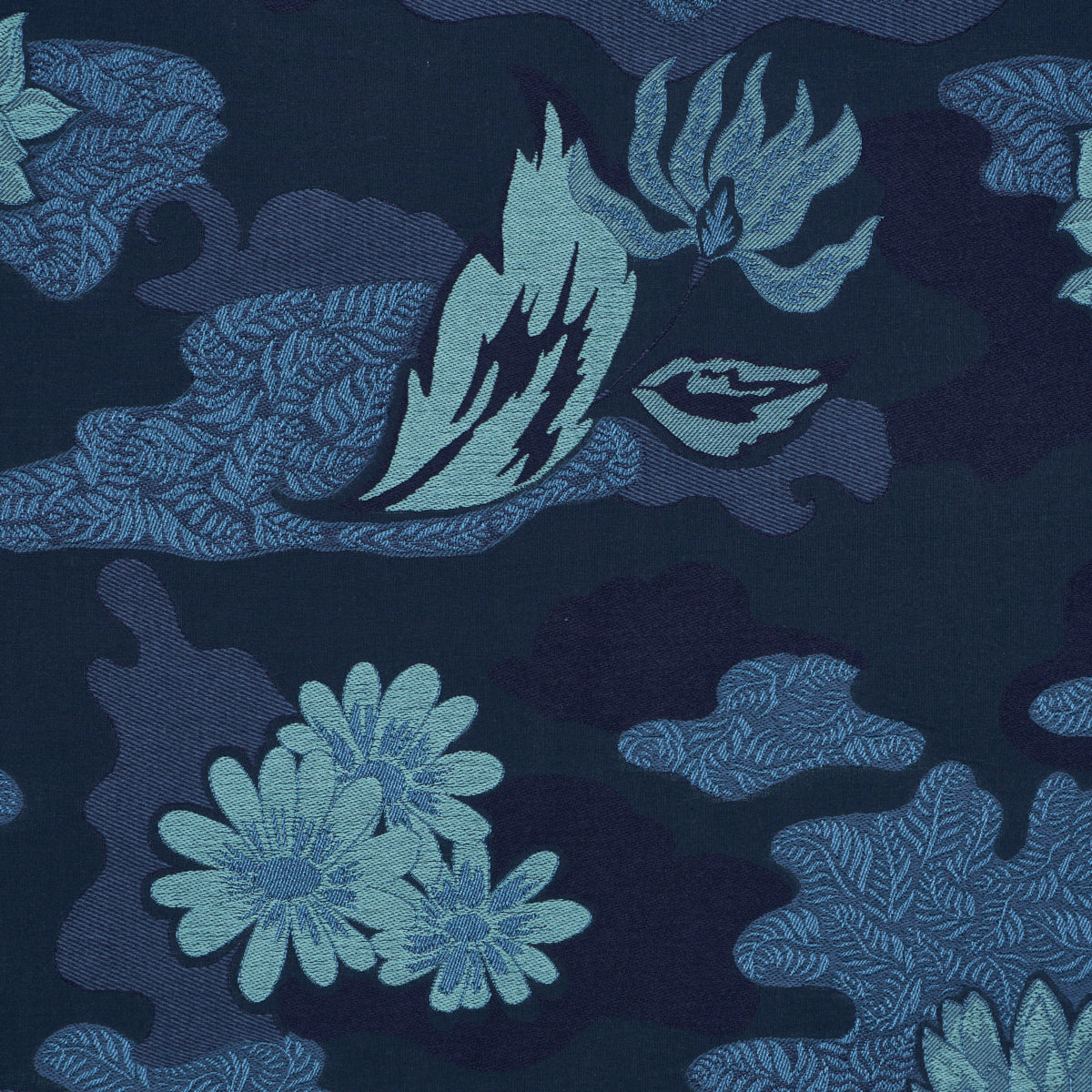 Lian Dream - Bleu - Schumacher 85502 Fabric - Schumacher Fabric
