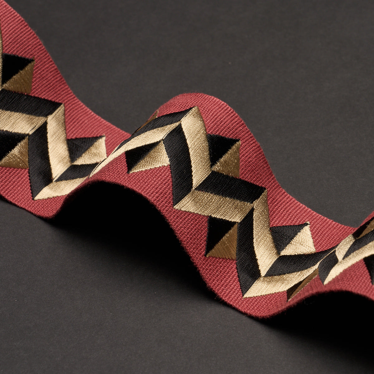 ZIGZAG-MODERNE-TAPE-RED-SCHUMACHER-85580 - Schumacher Recortar