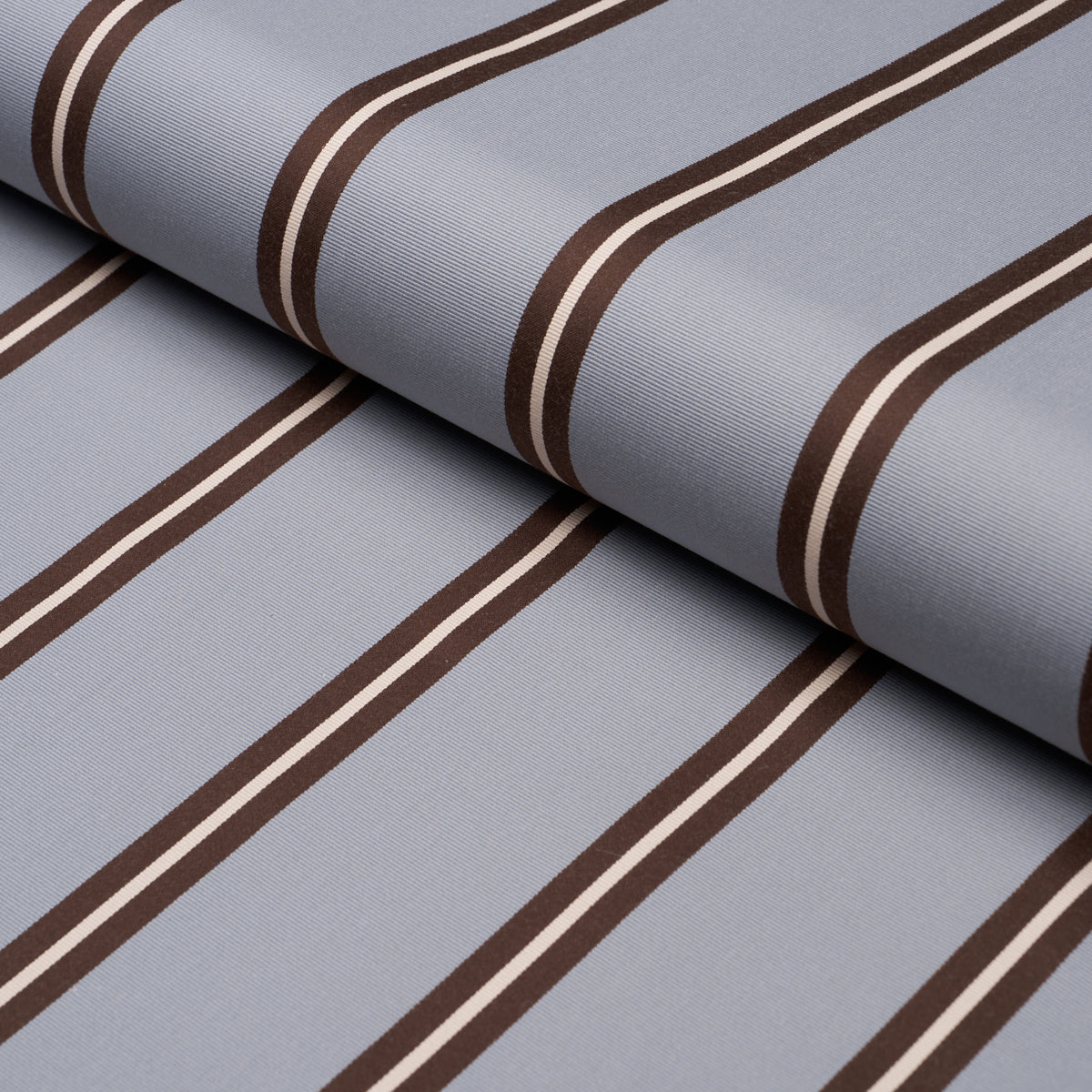 Briony Stripe - Sky - Schumacher 85621 Fabric - Schumacher Fabric