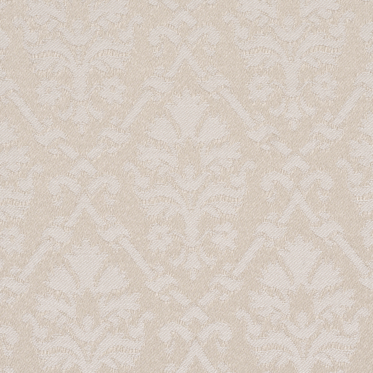 Grant Damask - Ivory - Schumacher 85723 Fabric - Schumacher Fabric