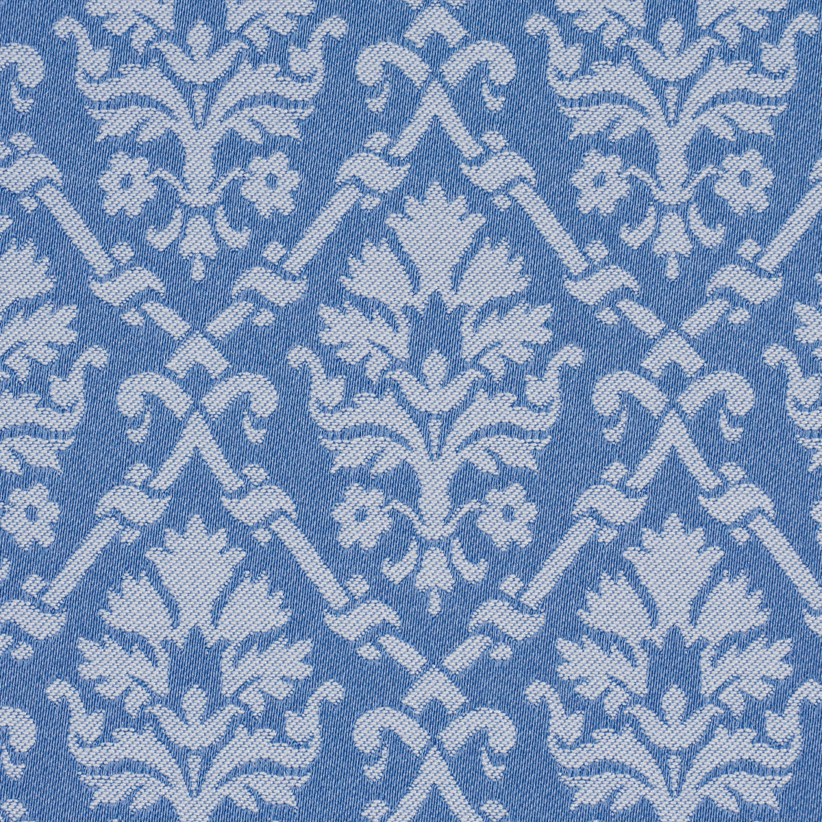 Grant Damask - Cobalt - Schumacher 85724 Fabric - Schumacher Fabric