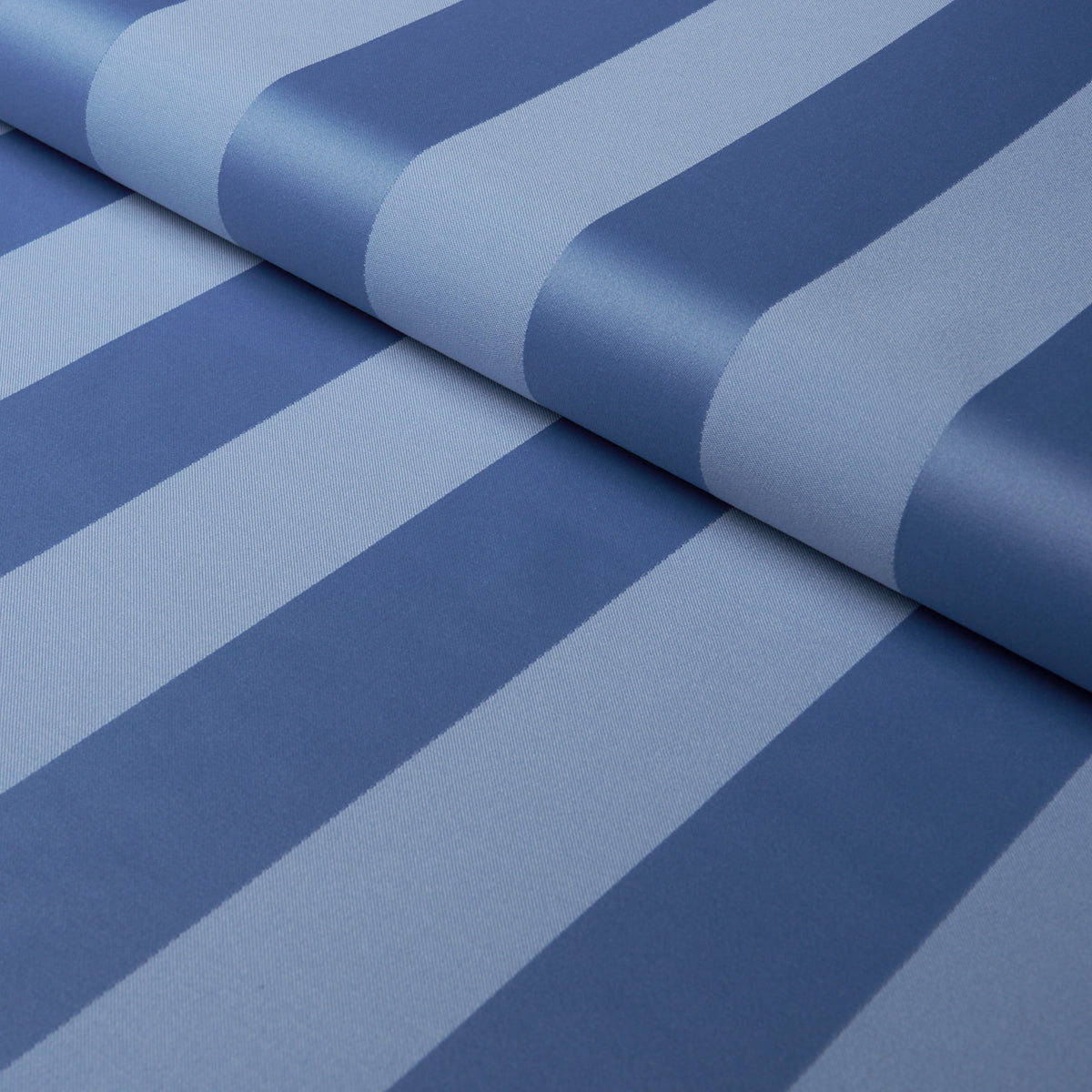 Roosevelt Awning Stripe - Cobalt - Schumacher 85741 Fabric - Schumacher Fabric