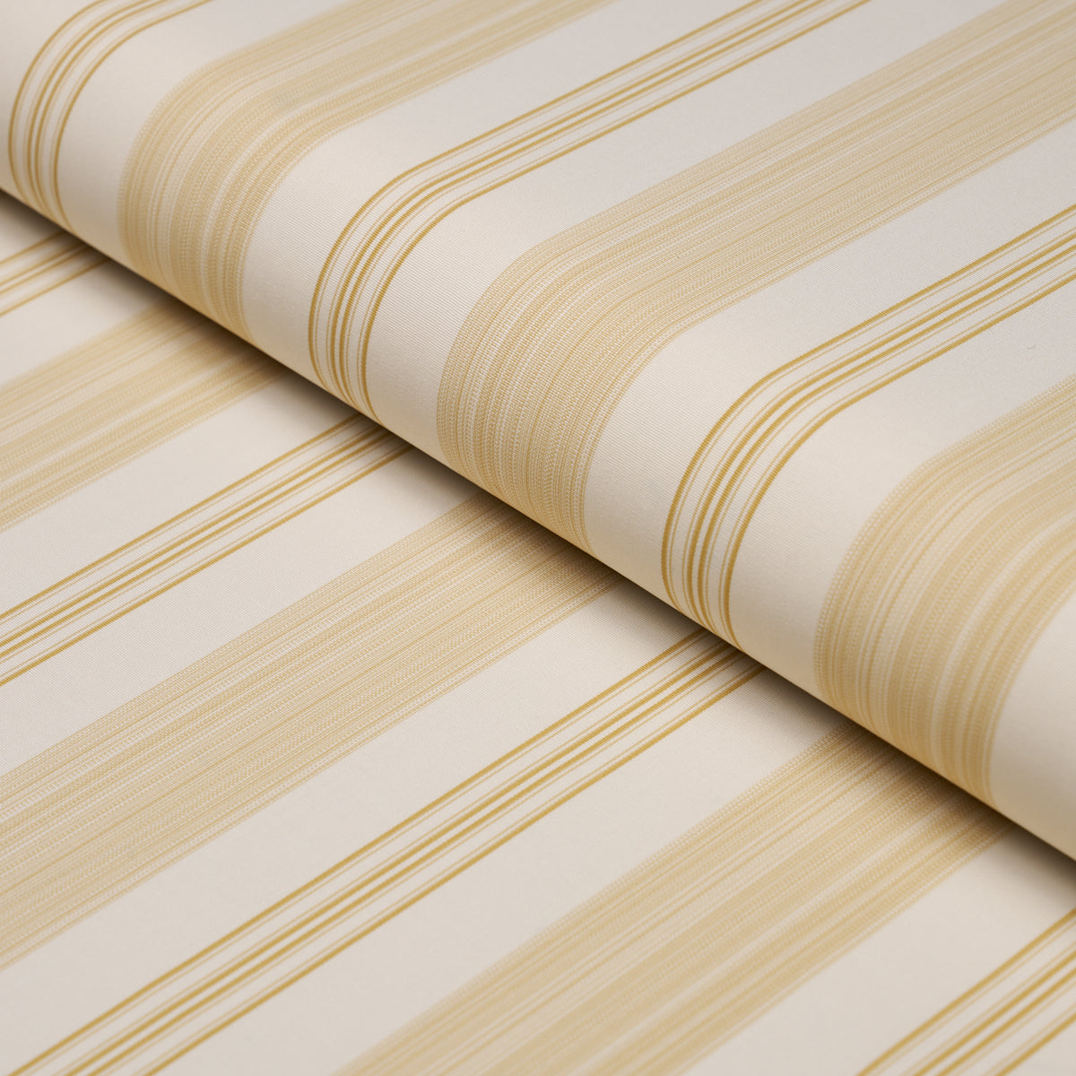 Jefferson Tented Stripe - Yellow - Schumacher 85754 Fabric - Schumacher Fabric