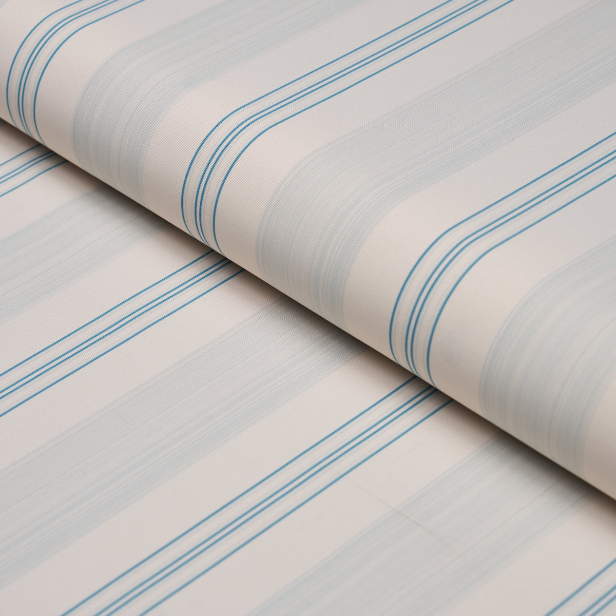 Jefferson Tented Stripe - Robin'S Egg - Schumacher 85756 Fabric - Schumacher Fabric