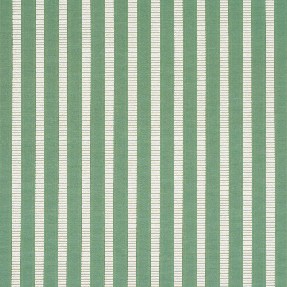 Lincoln Small Stripe - Green - Schumacher 85762 Fabric - Schumacher Fabric