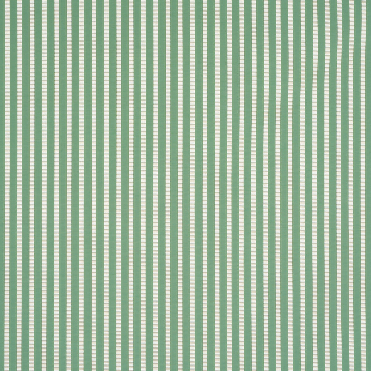 Lincoln Small Stripe - Green - Schumacher 85762 Fabric - Schumacher Fabric