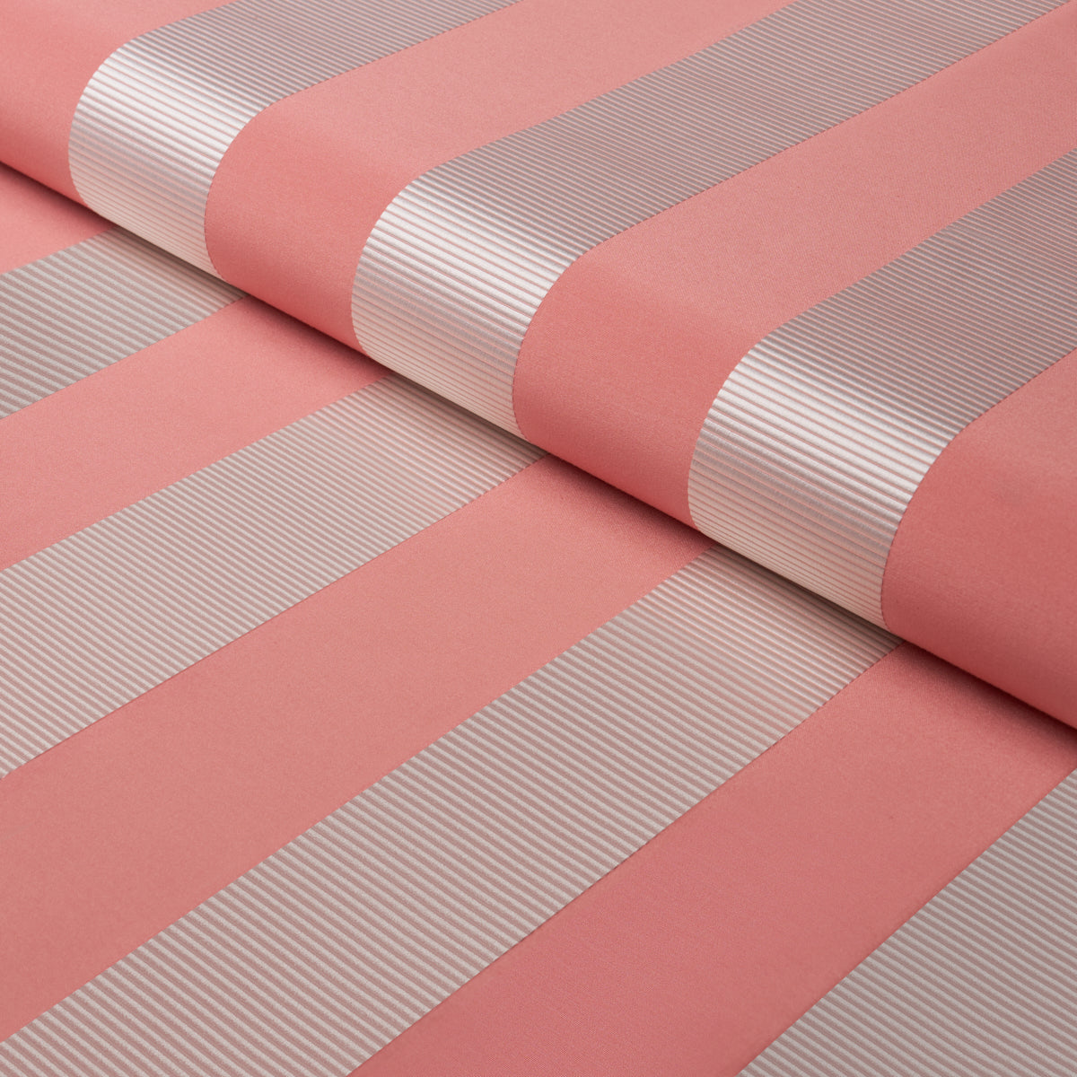Madison Wide Stripe - Pink - Schumacher 85774 Fabric - Schumacher Fabric