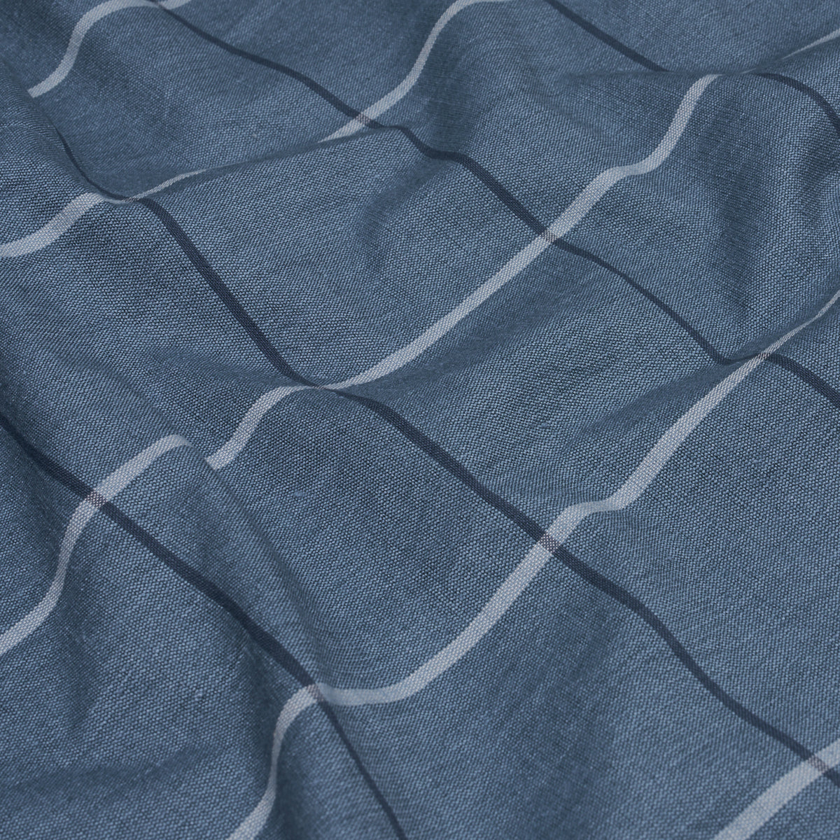 TAOS-GRID-BLUE-SCHUMACHER-85911 - Schumacher Fabric