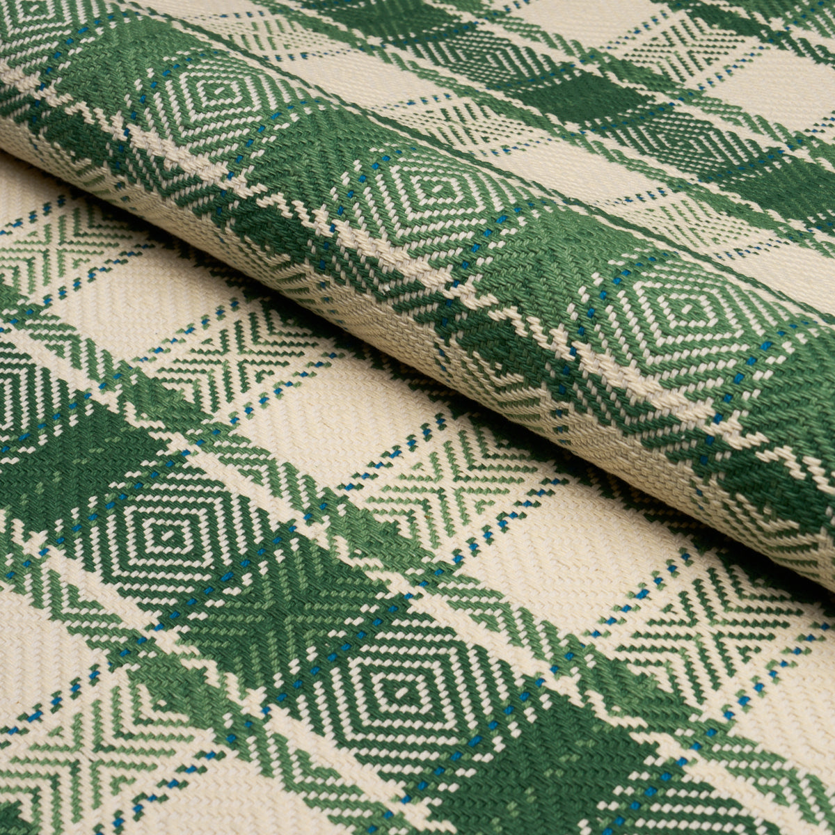 Heidi Plaid - Leaf - Schumacher 85992 Fabric - Schumacher Fabric