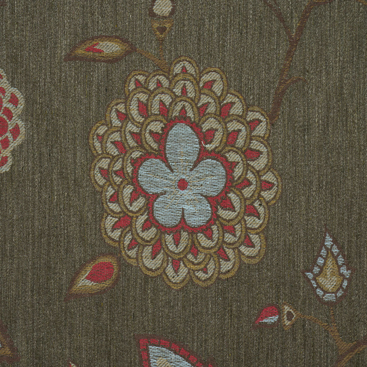 Fiammetta Jacquard - Verde - Schumacher 86152 Fabric - Schumacher Fabric