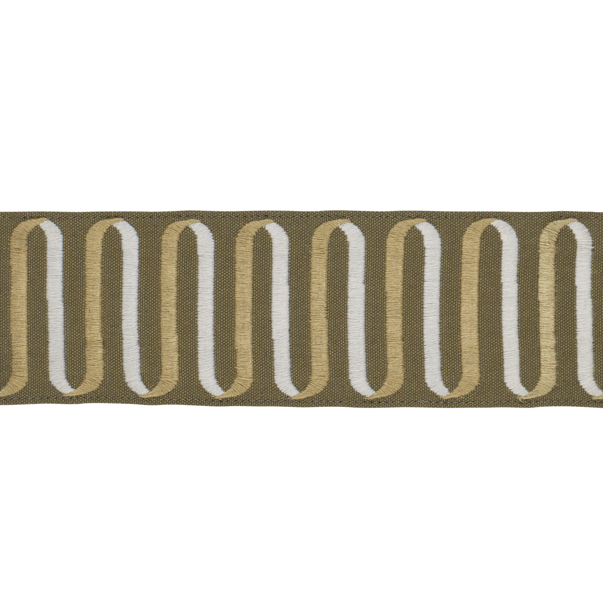 Ribbon Tape - Olive - Schumacher 86340 Trim