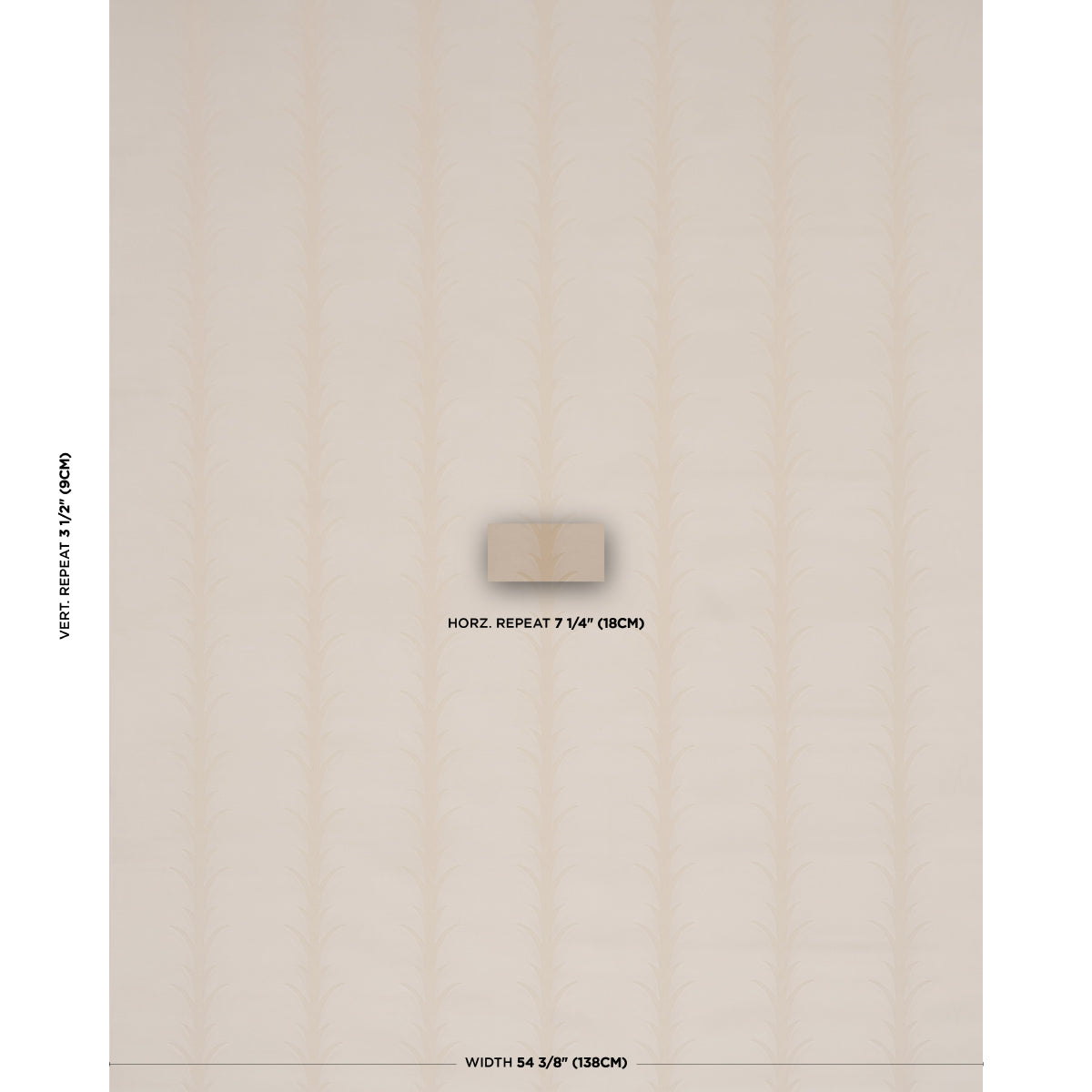 ACANTHUS-STRIPE-VELVET-MISTRAL-SAND-SCHUMACHER-86450 - Schumacher Fabric