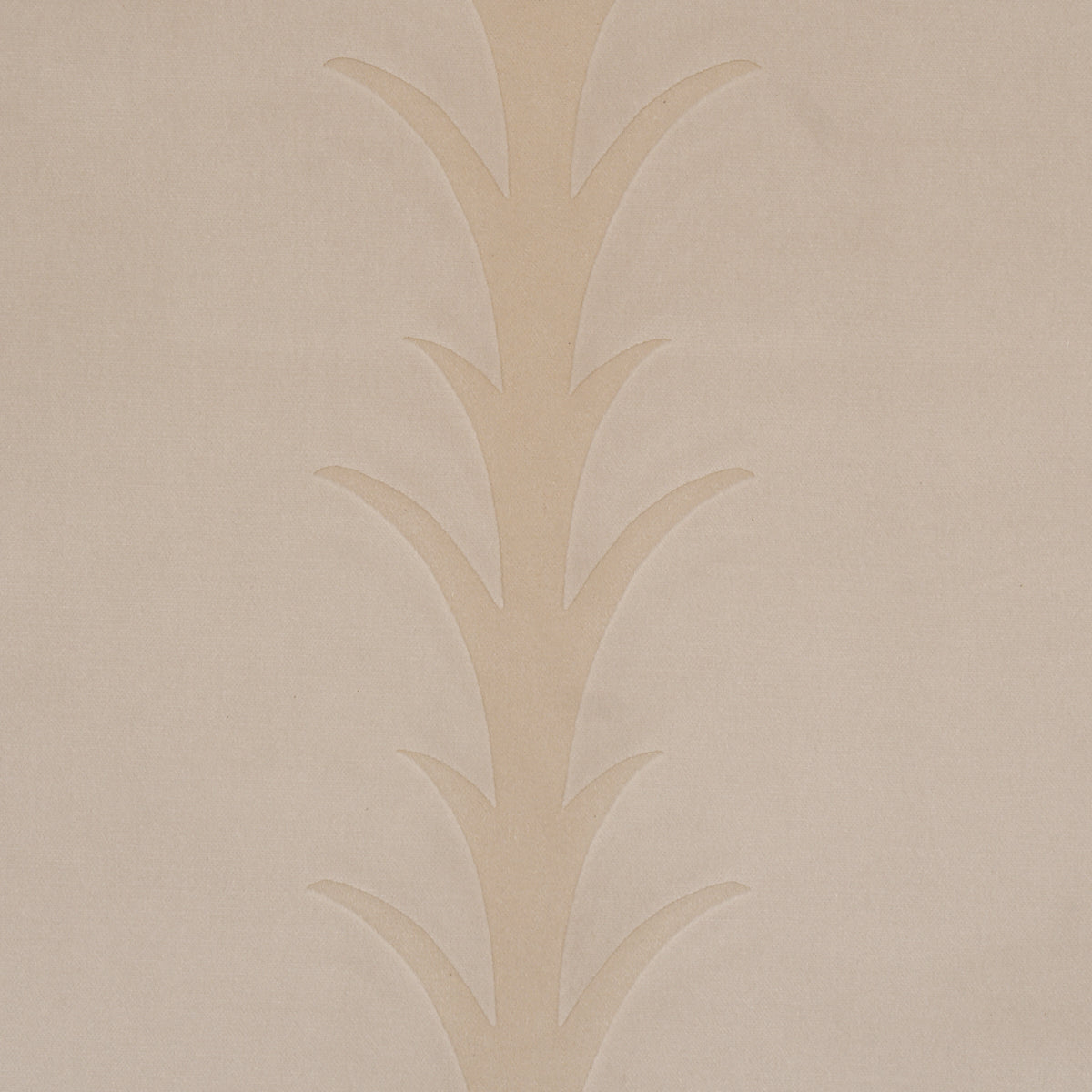 ACANTHUS-STRIPE-VELVET-MISTRAL-SAND-SCHUMACHER-86450 - Schumacher Fabric