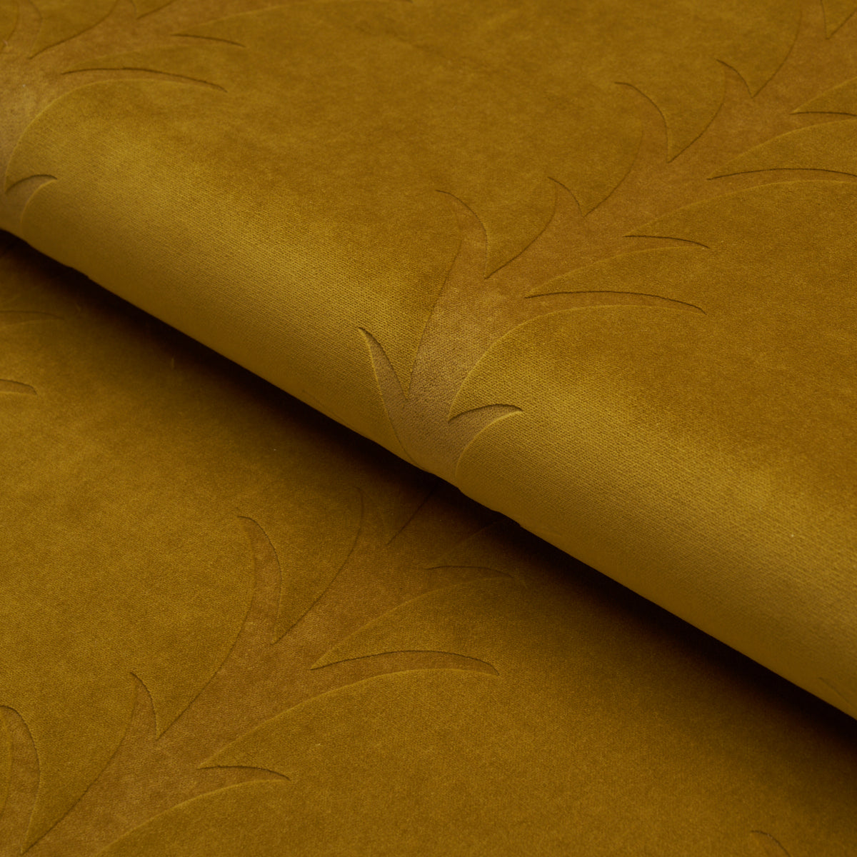 ACANTHUS-STRIPE-VELVET-OLIVE-SCHUMACHER-86451 - Schumacher Fabric