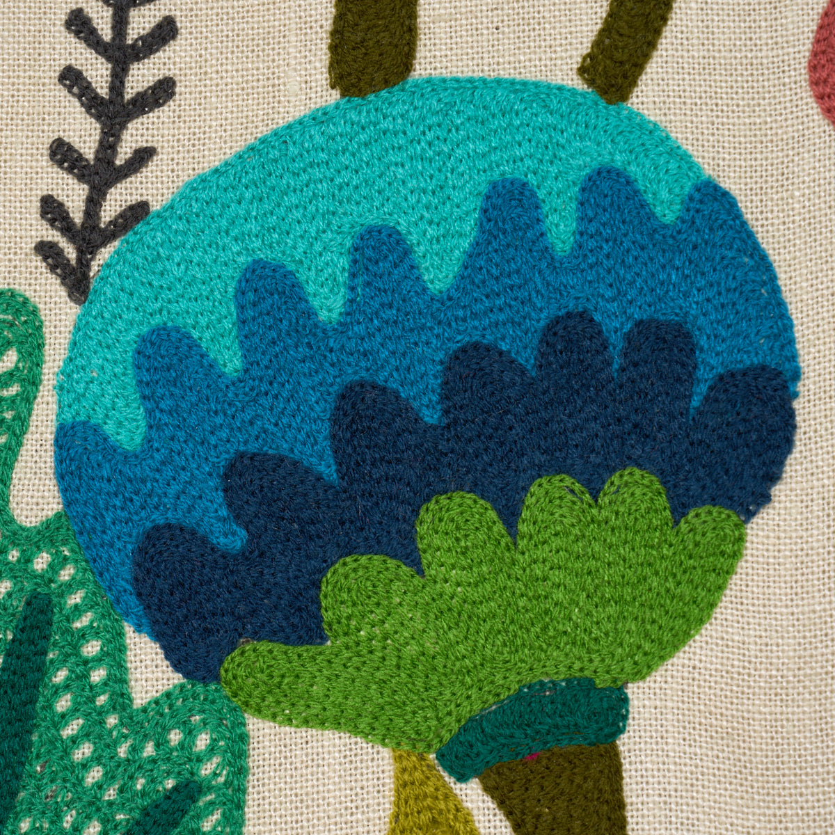 MODERN-BOTANICAL-EMBROIDERY-PARADISE-SCHUMACHER-86570 - Schumacher Fabric
