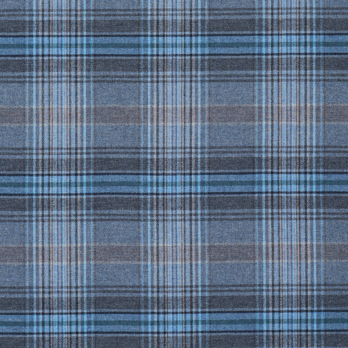 Campbell Plaid - Indigo - Schumacher 86582 Fabric - Schumacher Fabric
