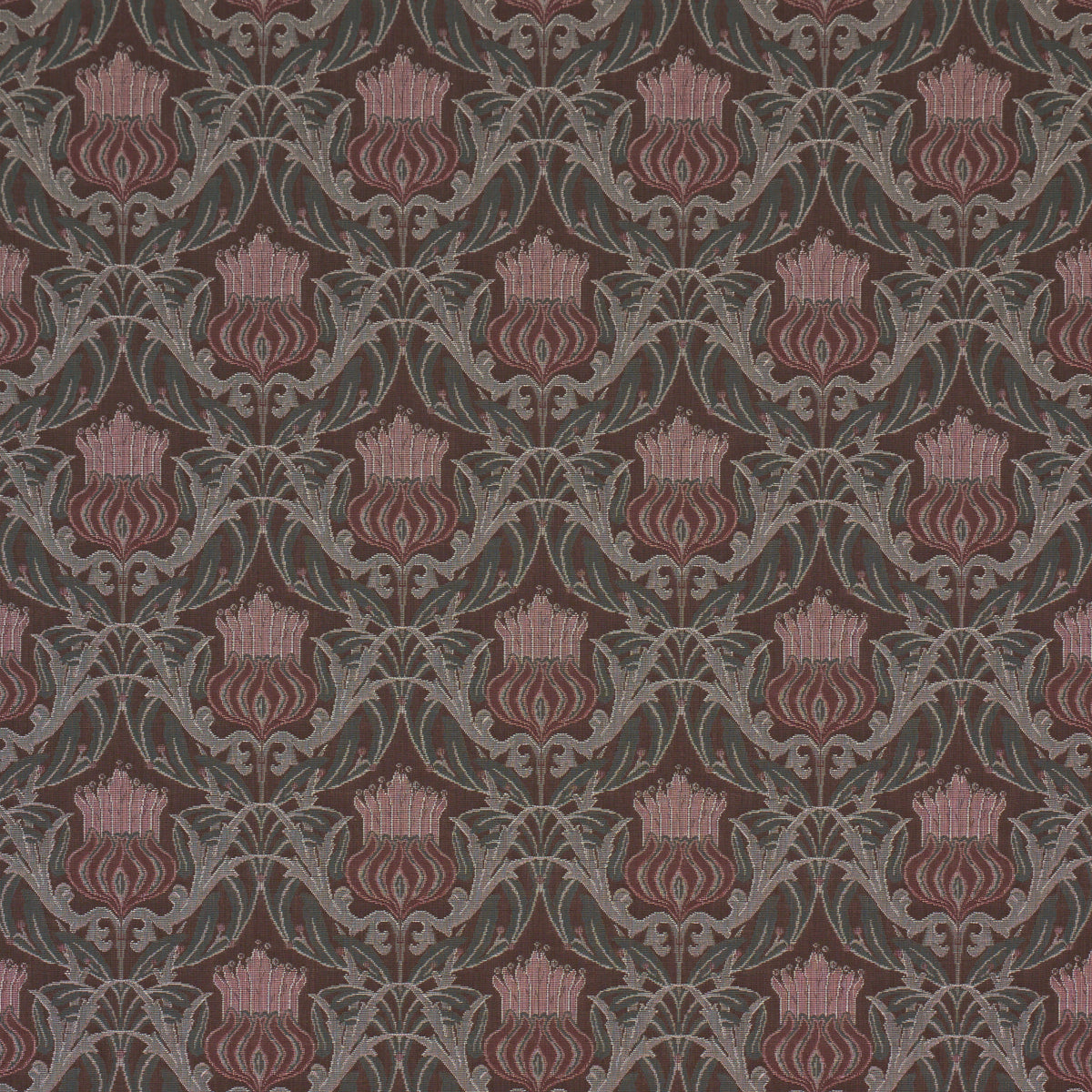 Rowallan Trellis - Chocolate - Schumacher 86630 Fabric - Schumacher Fabric