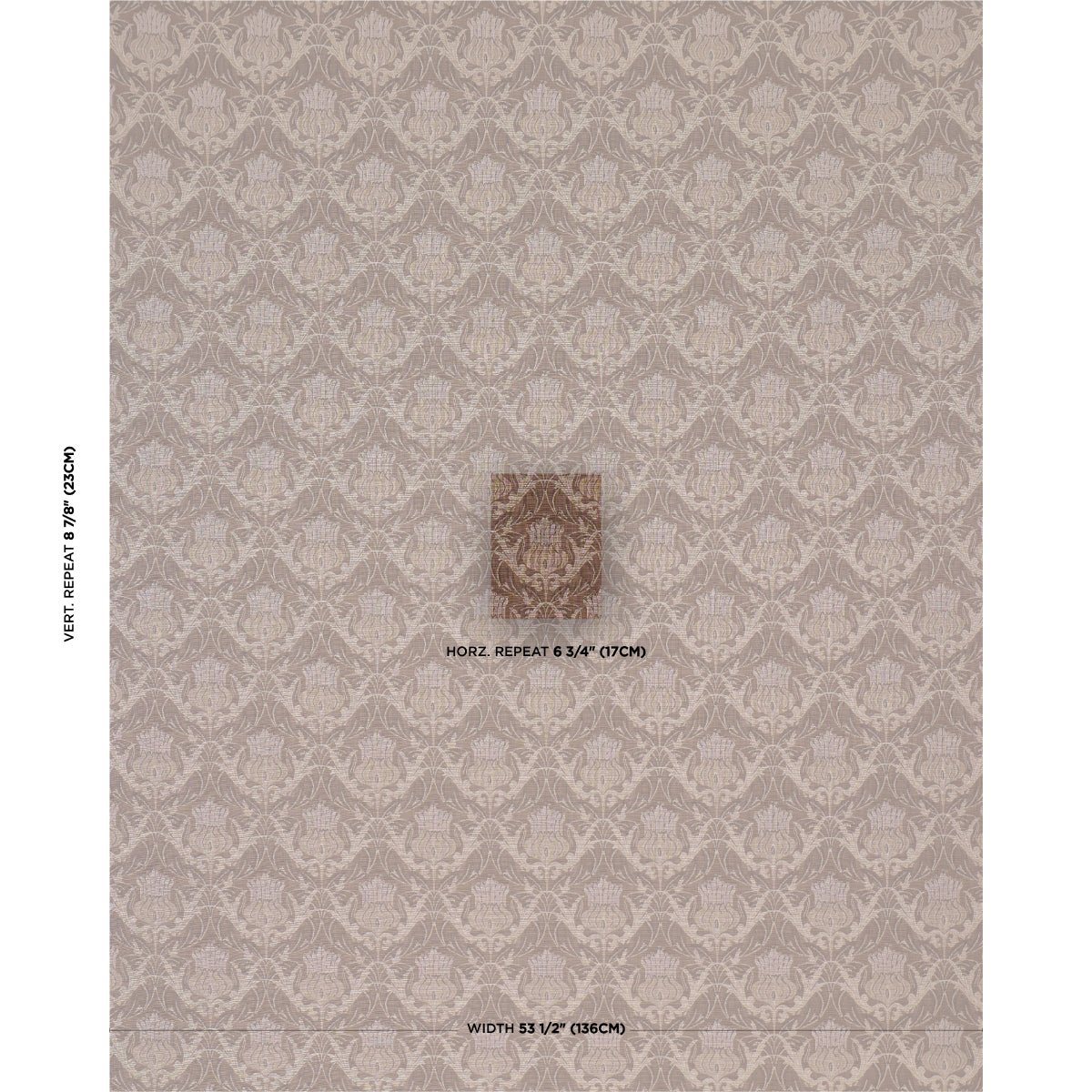 Rowallan Trellis - Bronze - Schumacher 86632 Fabric - Schumacher Fabric