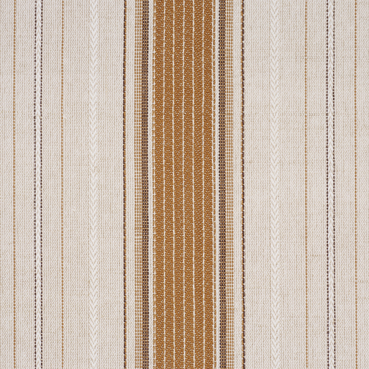 Idris Stripe - Ochre - Schumacher 86710 Fabric - Schumacher Fabric