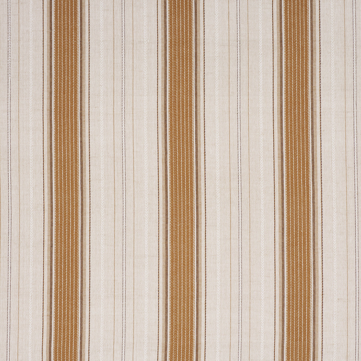 Idris Stripe - Ochre - Schumacher 86710 Fabric - Schumacher Fabric