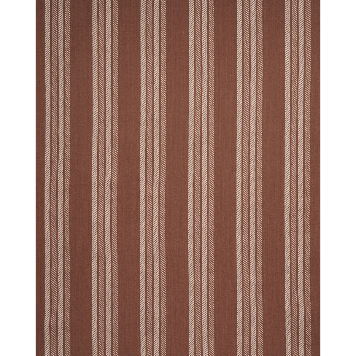 Nor Stripe - Terracotta - Schumacher 86741 Fabric - Schumacher Fabric