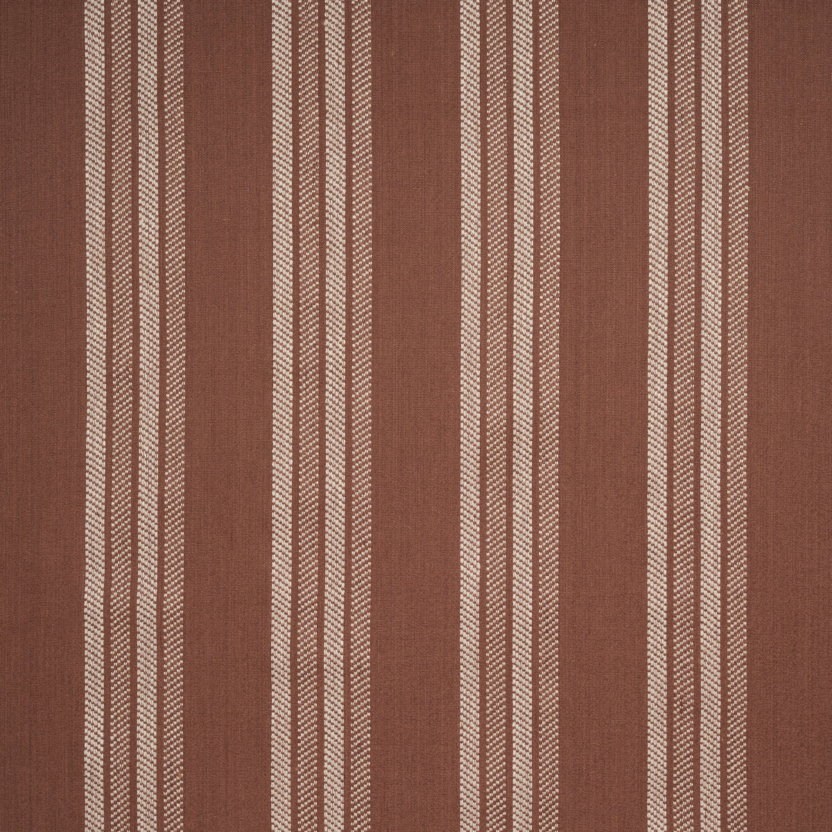 Nor Stripe - Terracotta - Schumacher 86741 Fabric - Schumacher Fabric