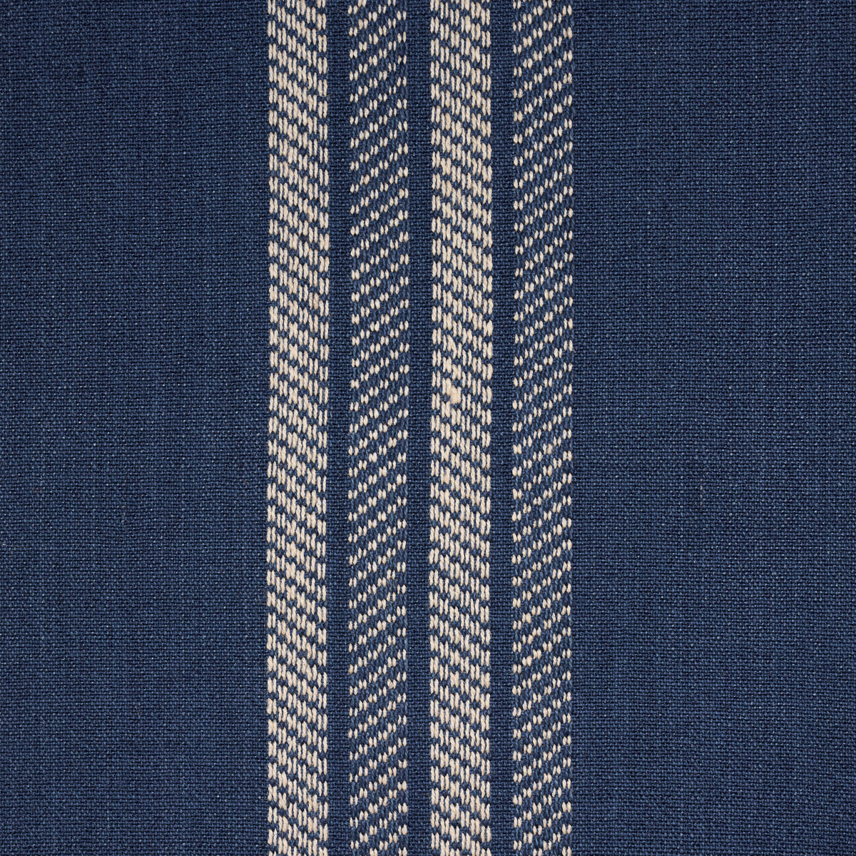 Nor Stripe - Indigo - Schumacher 86742 Fabric - Schumacher Fabric