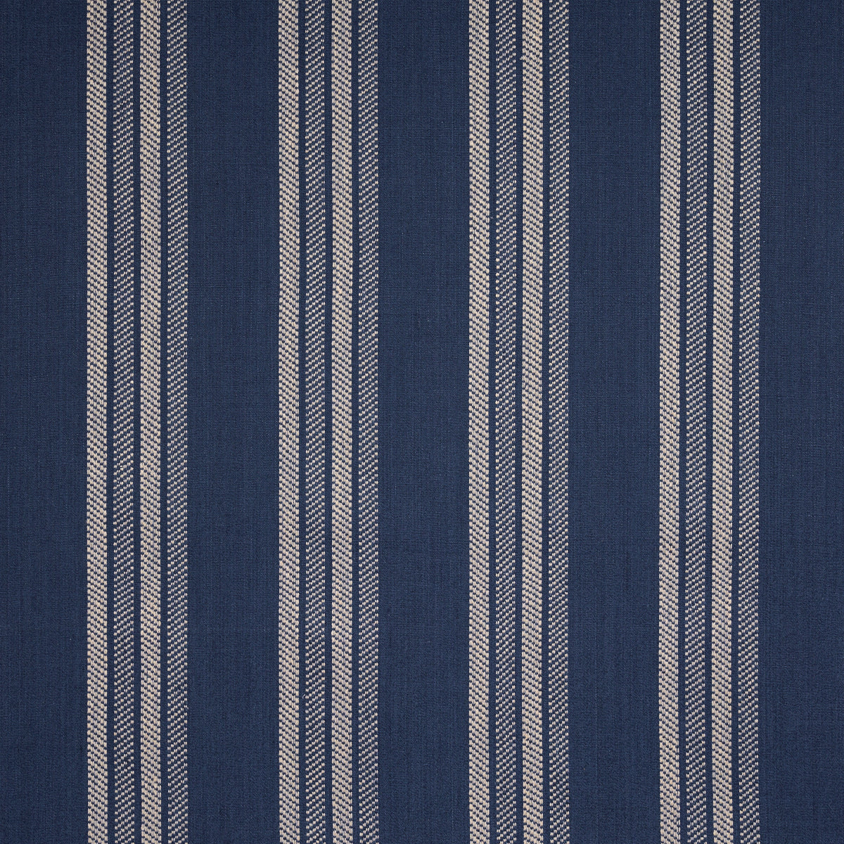 Nor Stripe - Indigo - Schumacher 86742 Fabric - Schumacher Fabric