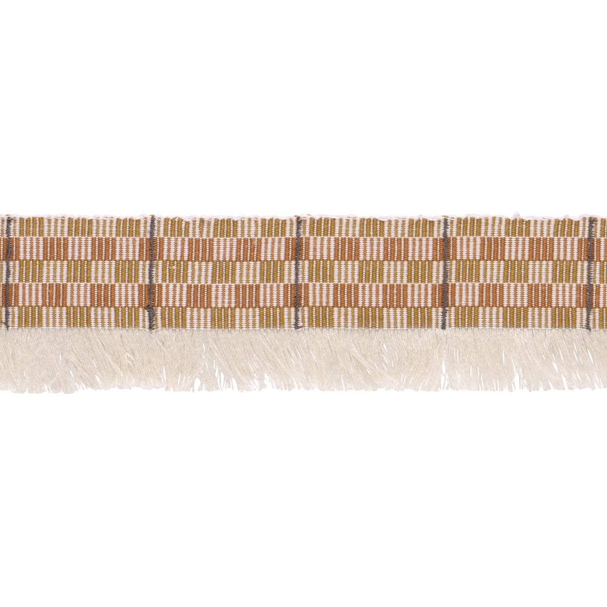 SKYLINE-PLAID-FRINGE-BRONZE-SCHUMACHER-86861 - Schumacher Recortar