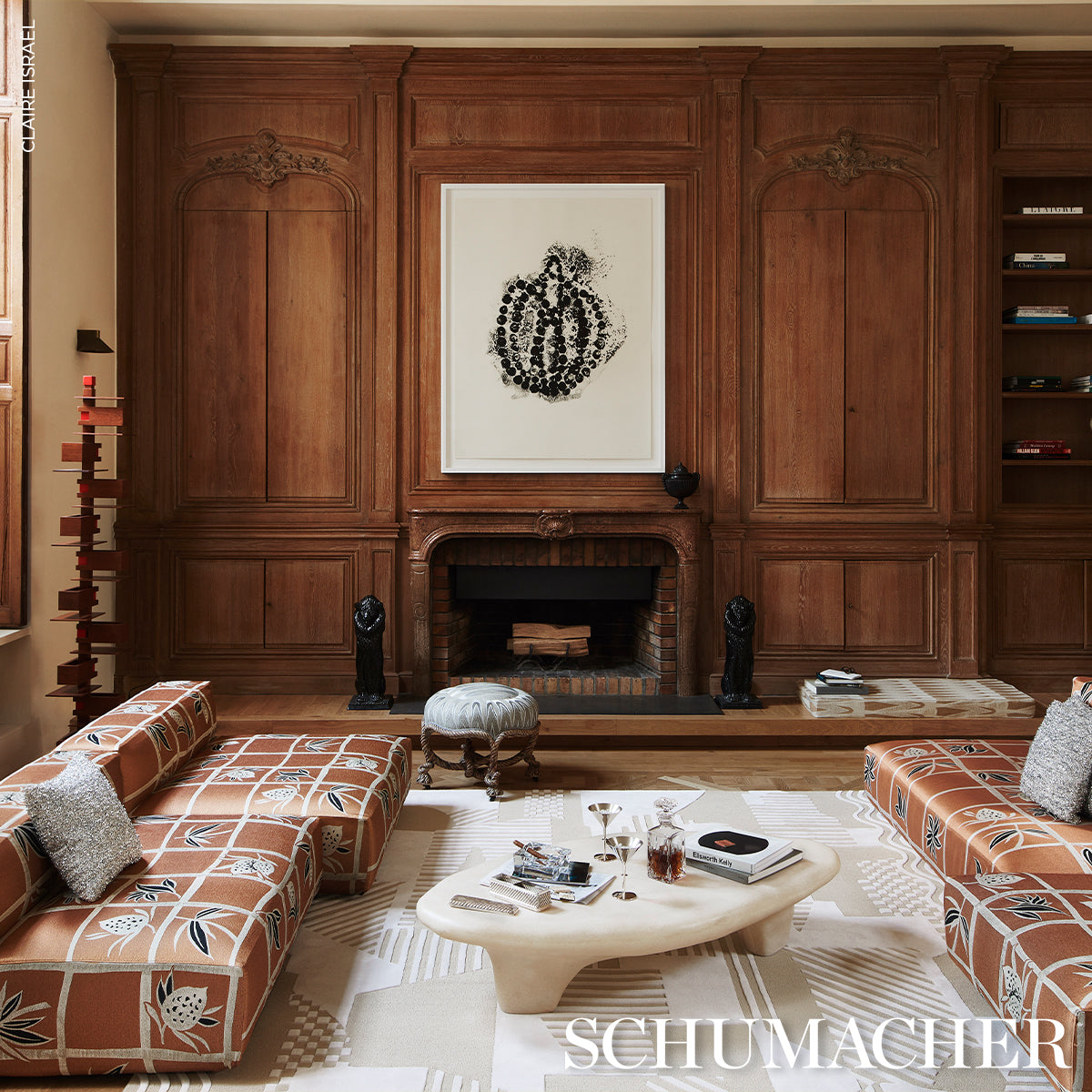 High Line - Cuivre - Schumacher 86902 Fabric - Schumacher Fabric