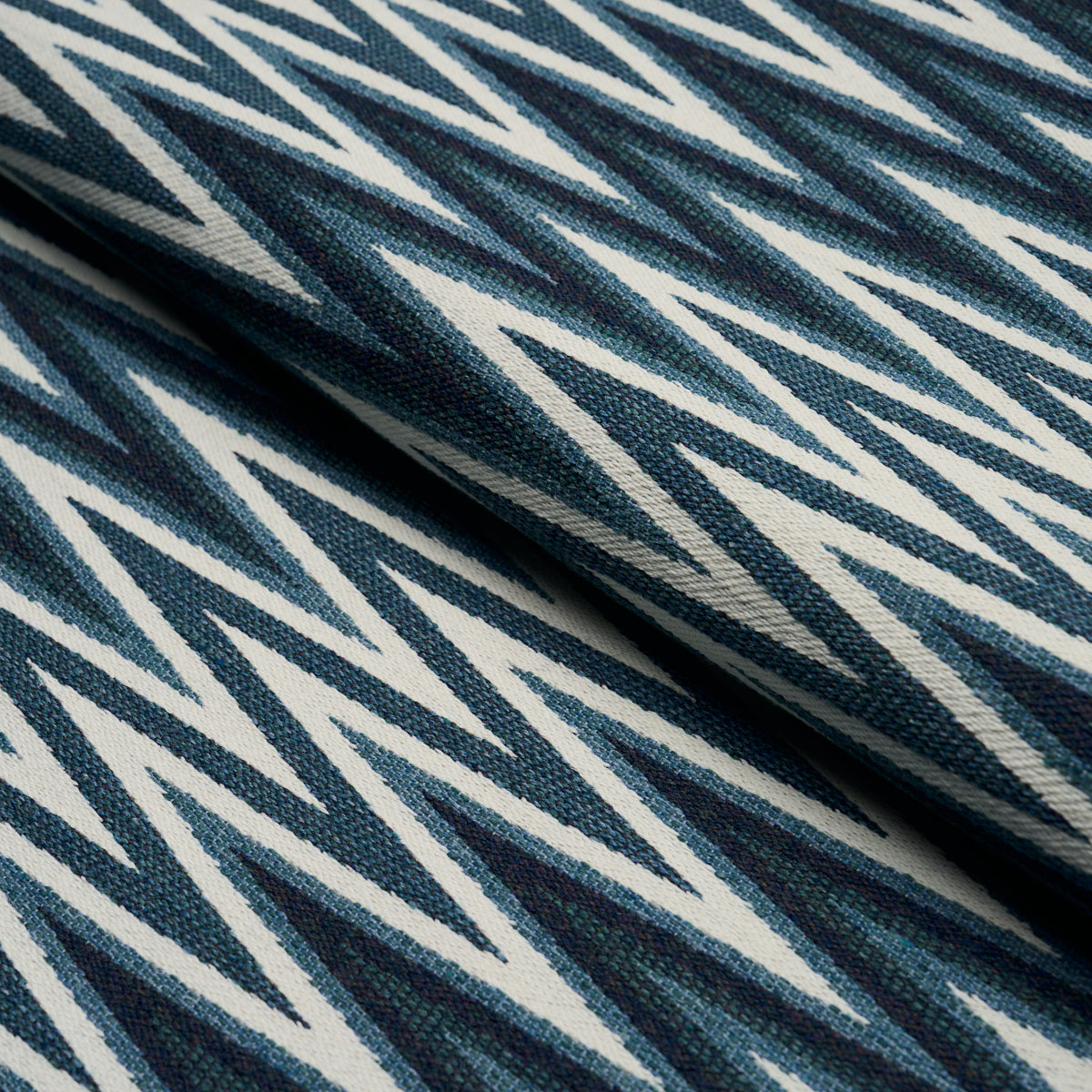 Wedge Weave - Blue - Schumacher 87030 Fabric - Schumacher Fabric