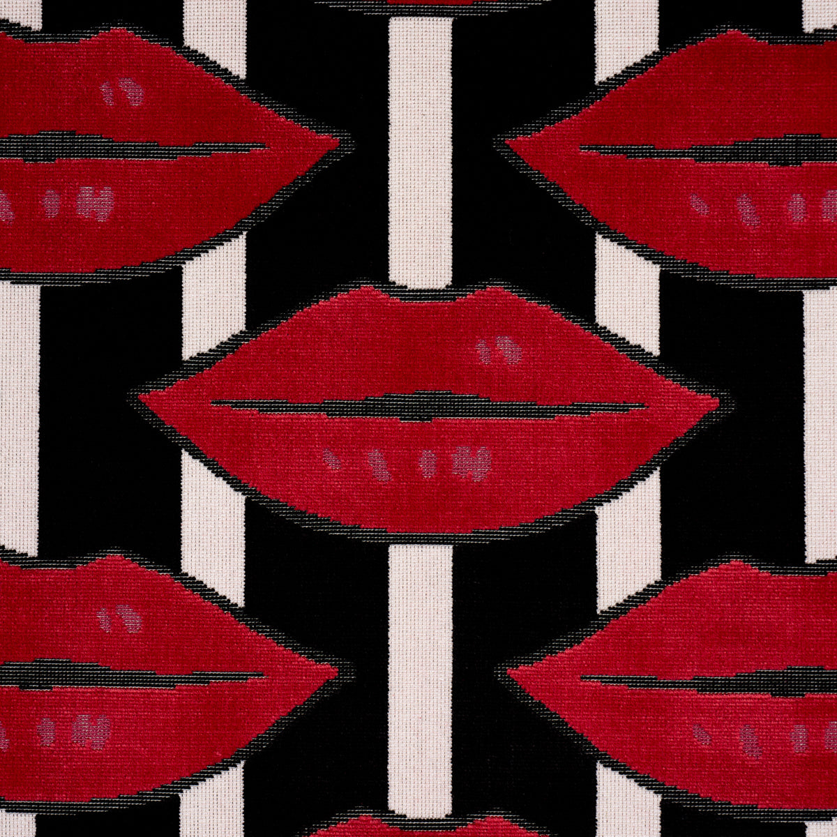 Amuse Bouche - Lipstick Red - Schumacher 87060 Fabric - Schumacher Fabric