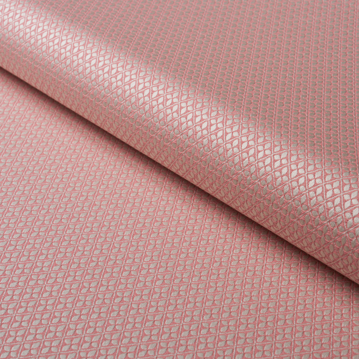 Adams Damask - Pink - Schumacher 87085 Fabric - Schumacher Fabric