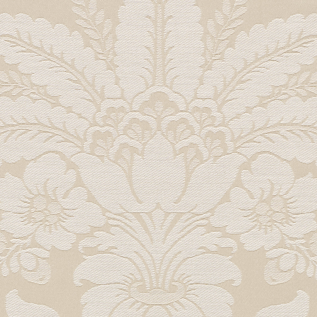 Kennedy Damask - Ivory - Schumacher 87092 Fabric - Schumacher Fabric
