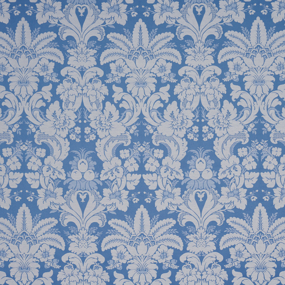 Kennedy Damask - Cobalt - Schumacher 87093 Fabric - Schumacher Fabric